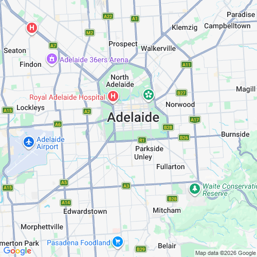 Professionals Adelaide City location